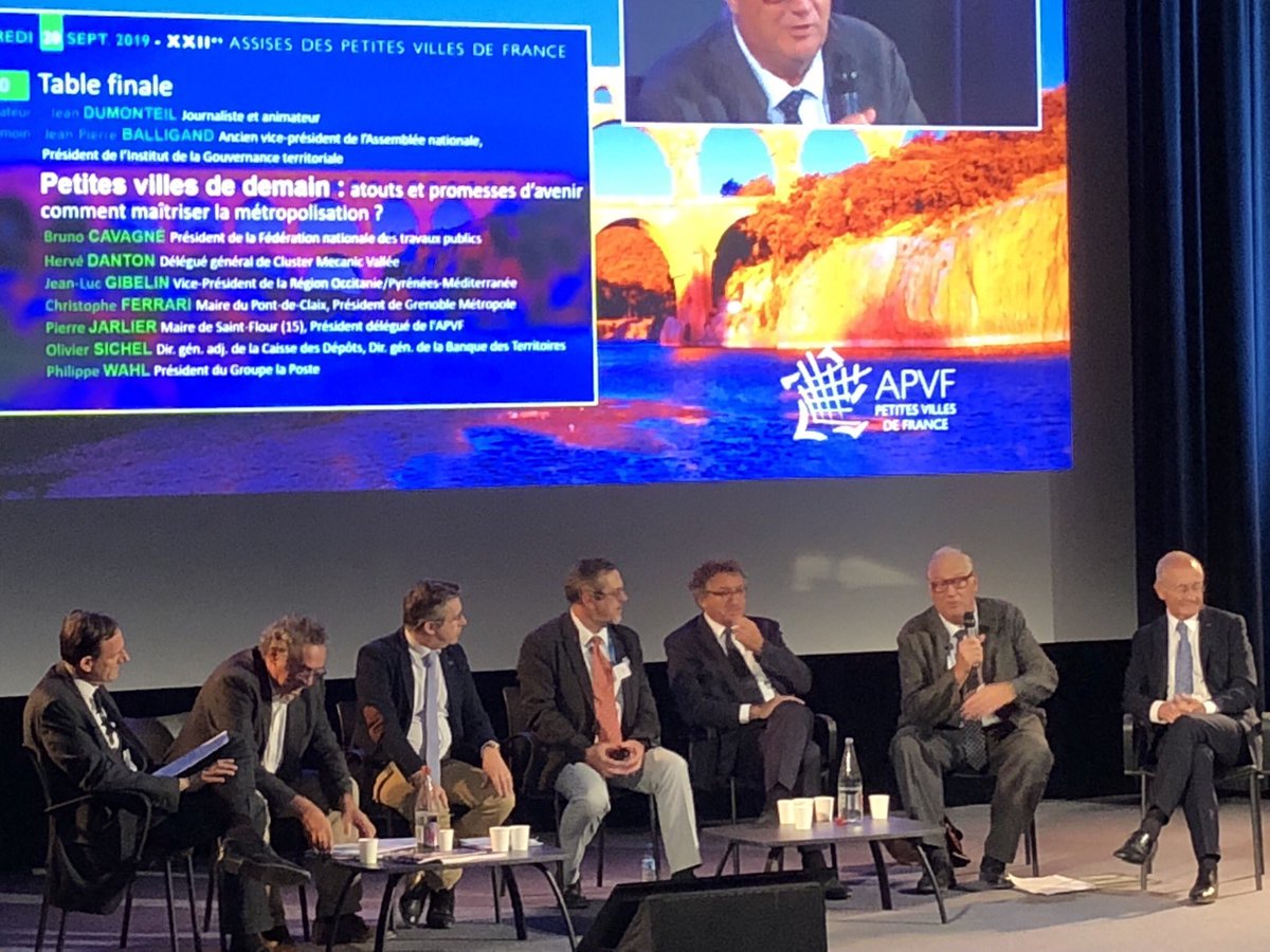 Métropoles /Petites villes : il faut jouer la carte de la complémentarité pour que tous les territoires aient leur chance ! Mobilité et connexions au 💜 des solutions ! 🏢🛤🏞 <a href="/FNTP_info/">Les Travaux Publics</a> <a href="/cavagneb/">Bruno Cavagné</a> <a href="/Chris_Bouillon/">Christophe Bouillon</a> <a href="/olivierdussopt/">Olivier Dussopt</a>  <a href="/gerard_larcher/">Gérard Larcher</a> <a href="/SebLecornu/">Sébastien Lecornu</a> #30ansAPVF