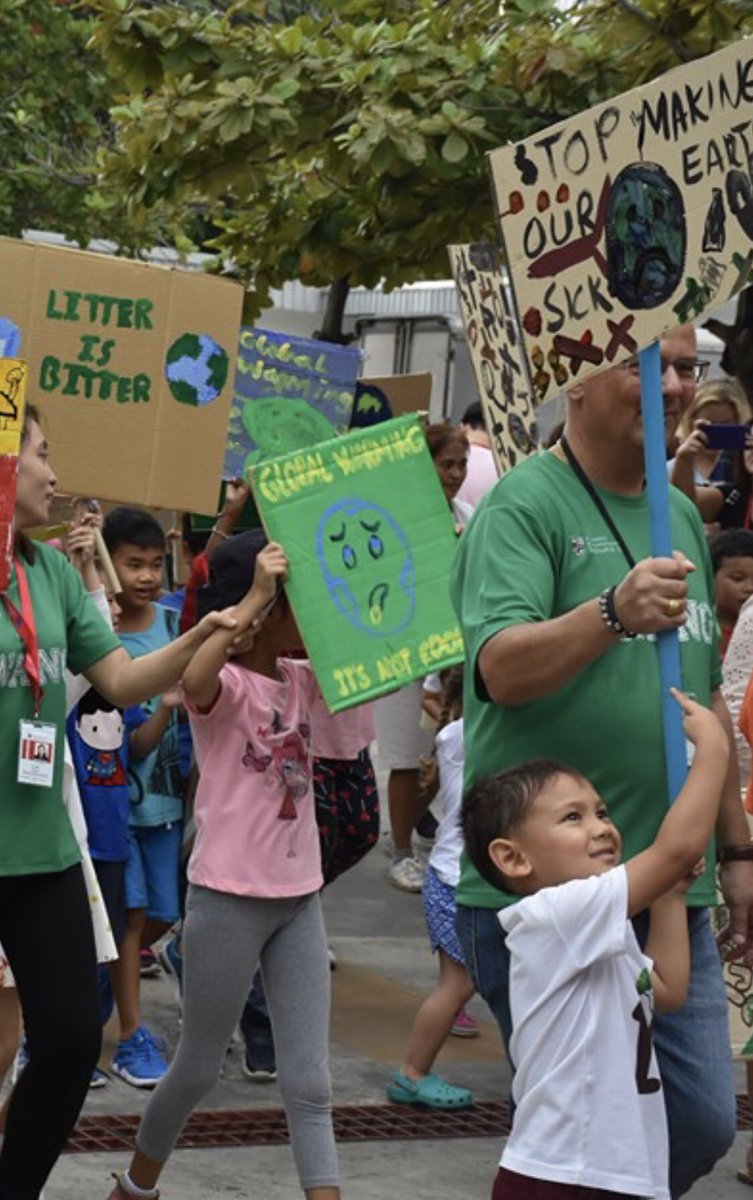 MissJess_S107's tweet photo. “Our house is on fire!” @StAndrews_107 students went on strike to protest against climate change because the smallest voices are often the loudest. #ClimateStrike
@CognitaSchools @GretaThunberg @ClimateStrike #CognitaWay #GlobalClimateStrike #ClimateStrikeThailand #ClimateAction https://t.co/X91eyTOZmP