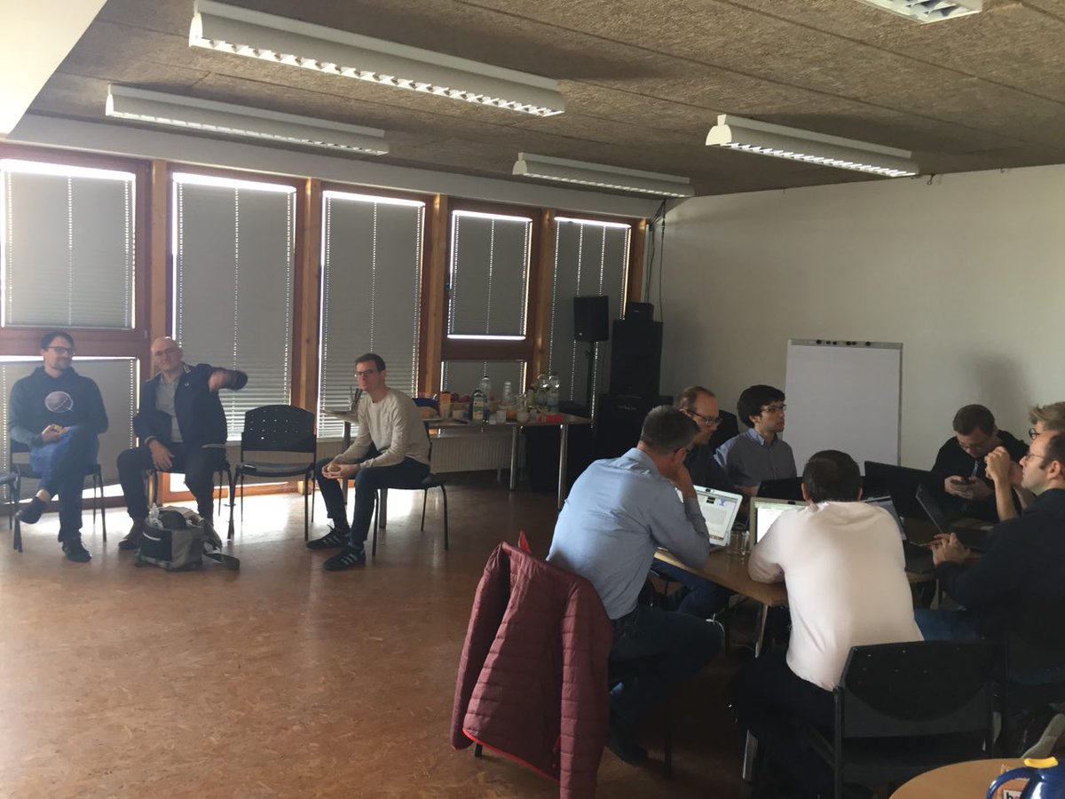 JoSQUANTUM's tweet image. We started #quantumhacking in @frankfurtammain, groups are now working on quantum walks, squashed entanglement and QAOA. Very curious to see the solutions tomorrow. Thanks to @fretchen86 @rosenkranz @markscott82 @redbull for support.