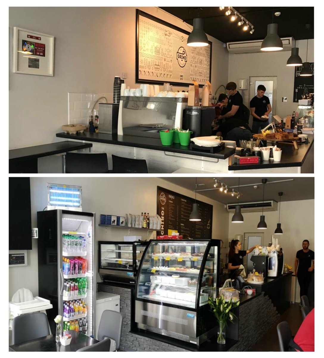 THowth's tweet image. Out with the old and in with the new. We got a makeover, have you checked it out yet? It may be a new interior but it's still the same Grind! 💪✨