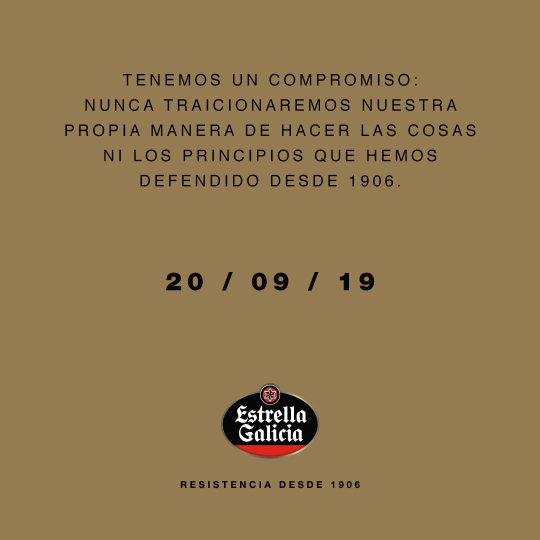 estrellagalicia's tweet image. Una fecha. 
Un compromiso.
Una declaración.
Un movimiento.
