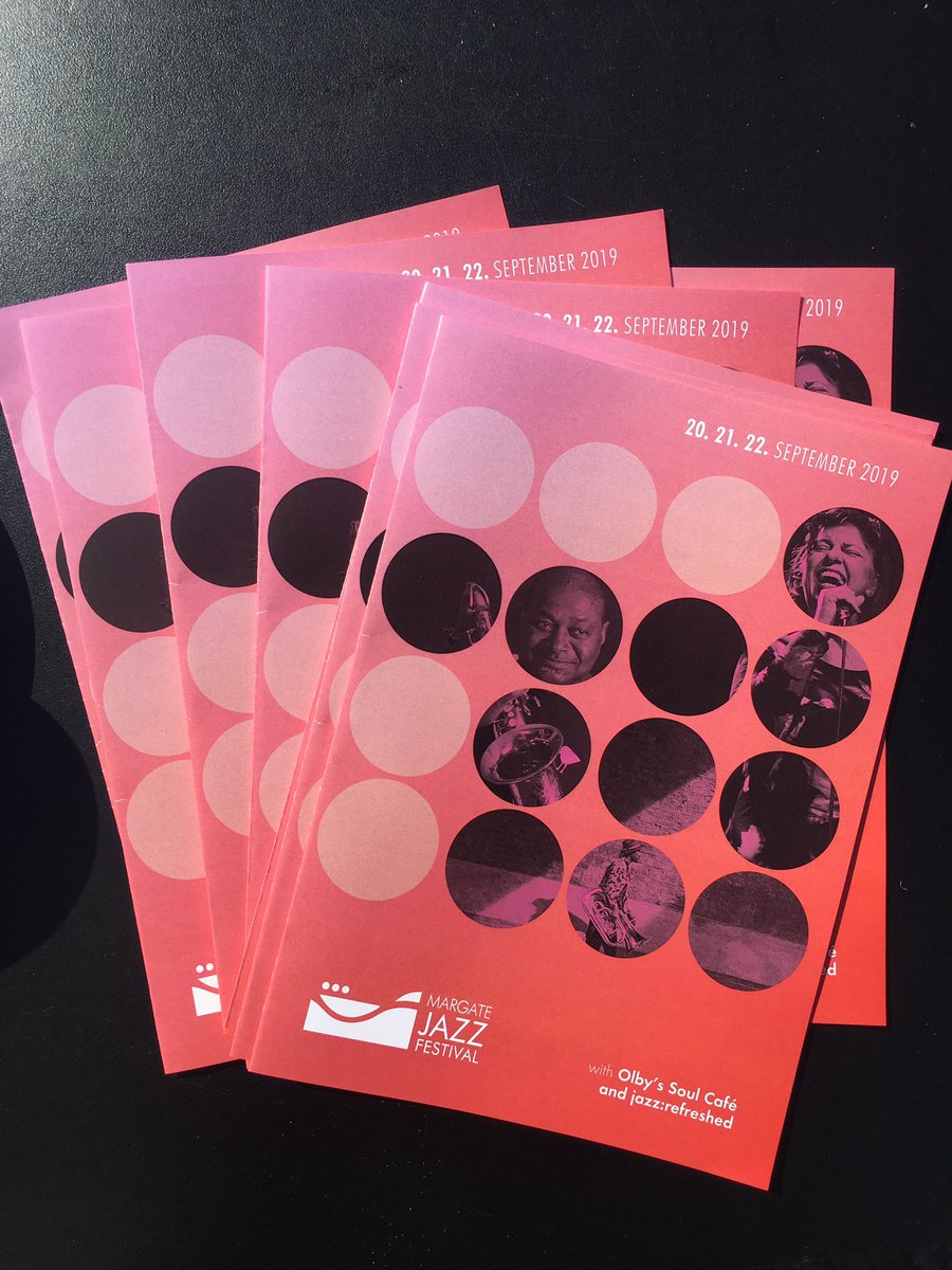 Look out for the Margate Jazz Festival programmes at our venues this weekend @olbys_soulcafe <a href="/SandsHotelMarga/">Sands Hotel Margate</a> <a href="/cinqueportsmarg/">Cinque Ports Margate</a>