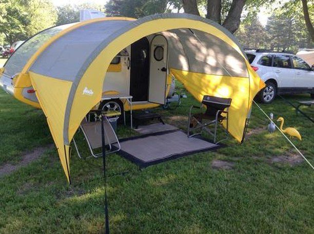 T@b Trailer awnings  ready to ship from our partner Teardropshop.com  order now and you'll have your new awning in no time! ift.tt/2NoRZ8X