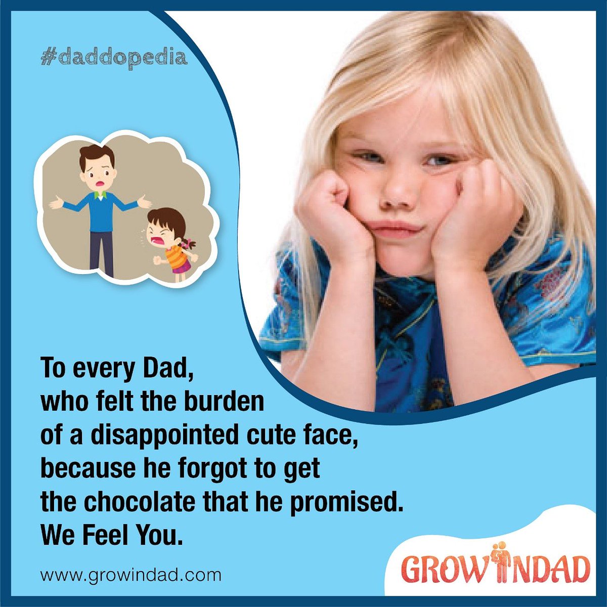 GrowinDad's tweet photo. Because that one promise is their smile, which means more than millions to you. And you lost this one chance to see that glow. #Growindad #Daddopedia #Wefeelyou #Growindadfeels https://t.co/eVjuy3Ss10