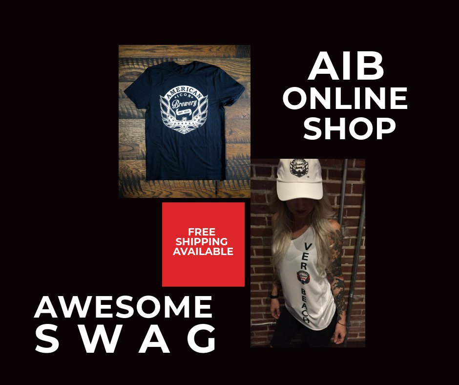 Did you know you can shop AIB's merchandise online? We have the perfect gift for Beer Lovers! Check us out:

shop.americaniconbrewery.com

#americaniconbrewery #VeroBeach #beer #Untappd  #craftbeerlife #happyhour #bestfloridabeer #dogfriendly #taproom
#tcwineandaletrail #IndianRiver