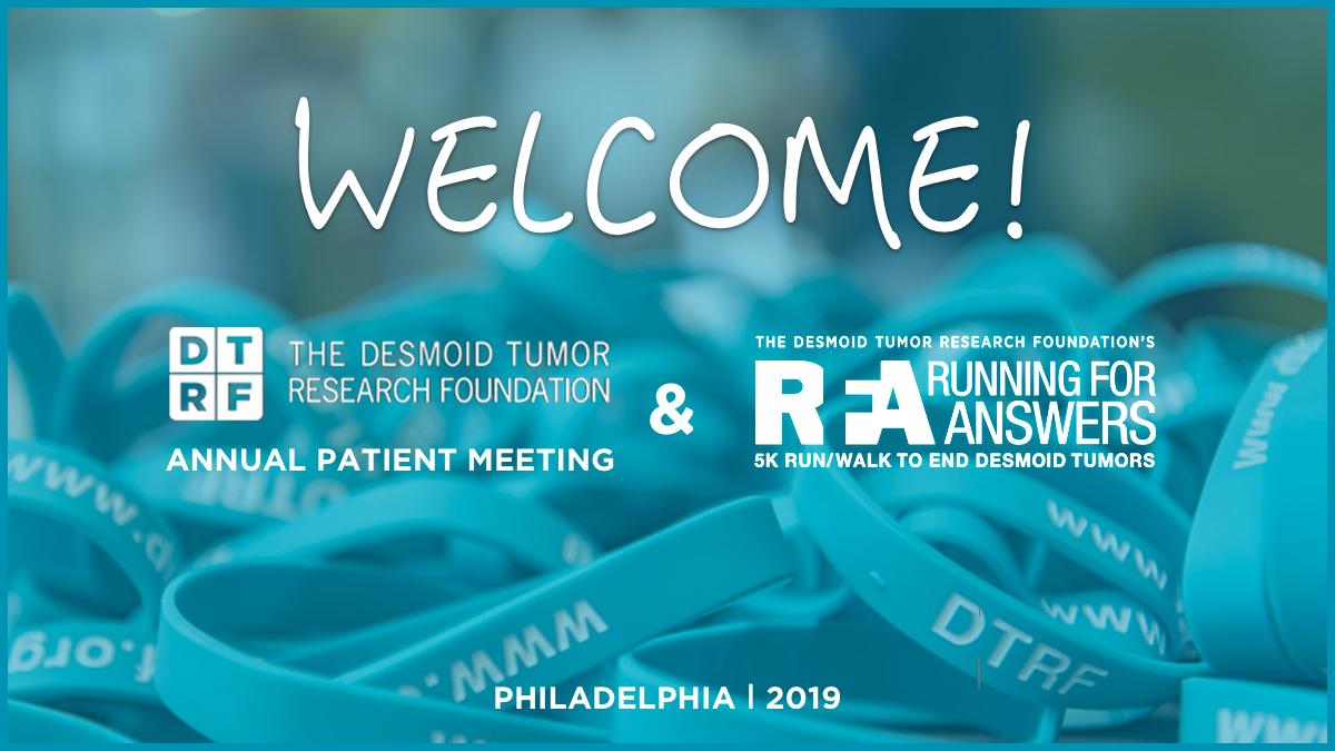 DTRFoundation's tweet photo. If you’ve arrived in Philadelphia for our DTRF Annual Patient Meeting and DTRF @RunforAnswers 5K, WELCOME! Download our YAPP app to have the entire weekend schedule at your fingertips: https://t.co/9tiFMF7eUZ #RunforAnswers #DesmoidAwareness https://t.co/DjwUS6ALIX