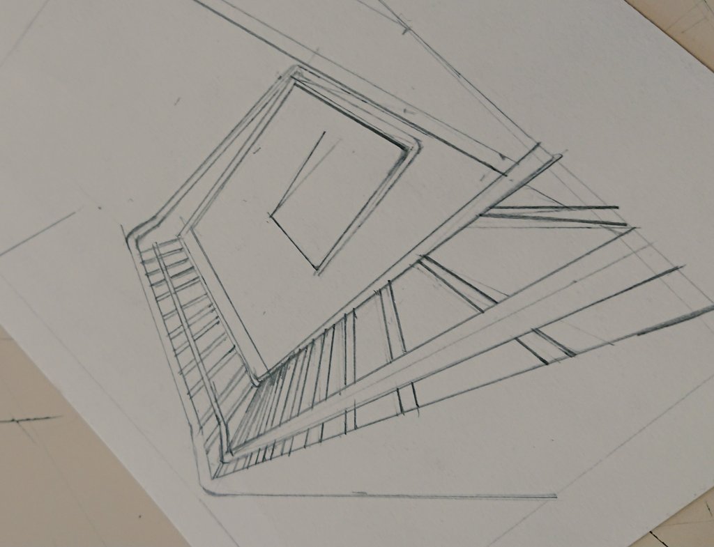 art_teacher_mcr's tweet image. A few more line #drawings along the Architecture theme. These are Y10 😍 #ArtsEd #teachart