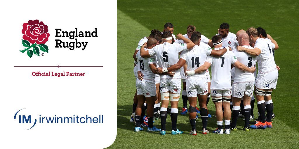 Congratulations to our Corporate Partner, <a href="/irwinmitchell/">Irwin Mitchell</a> who are the official legal partner to the <a href="/EnglandRugby/">England Rugby</a> team! 🏴󠁧󠁢󠁥󠁮󠁧󠁿🌹 #helpingkidsthroughrugby #CarryThemHome