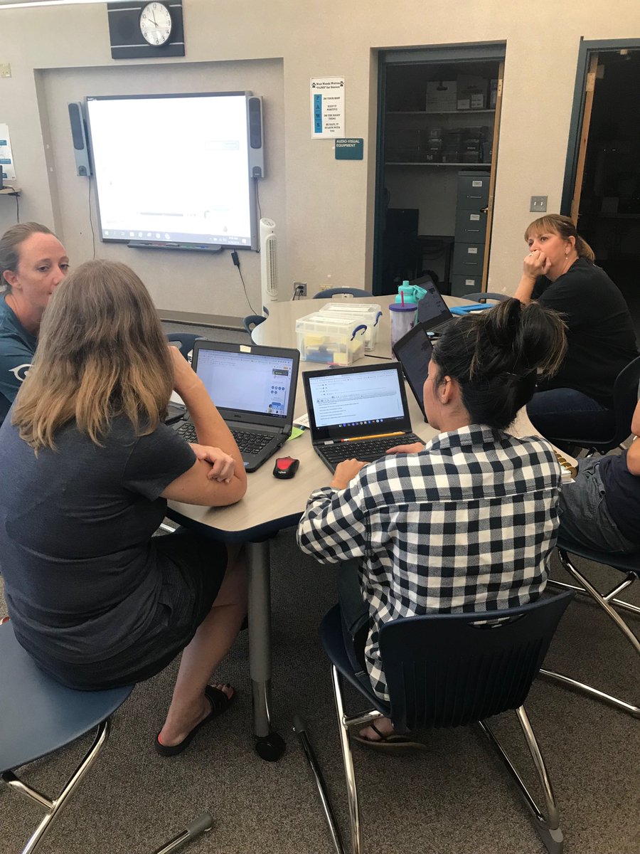 West Woods Teachers choose their own adventure with some of the core tech tools. #TeamJeffco