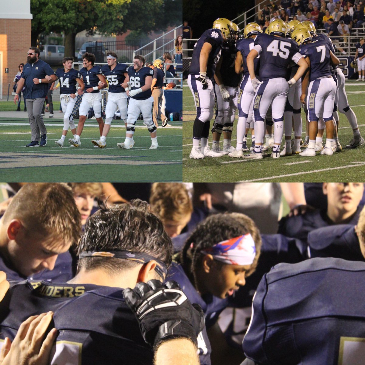 Quincy Notre Dame Football tweet media