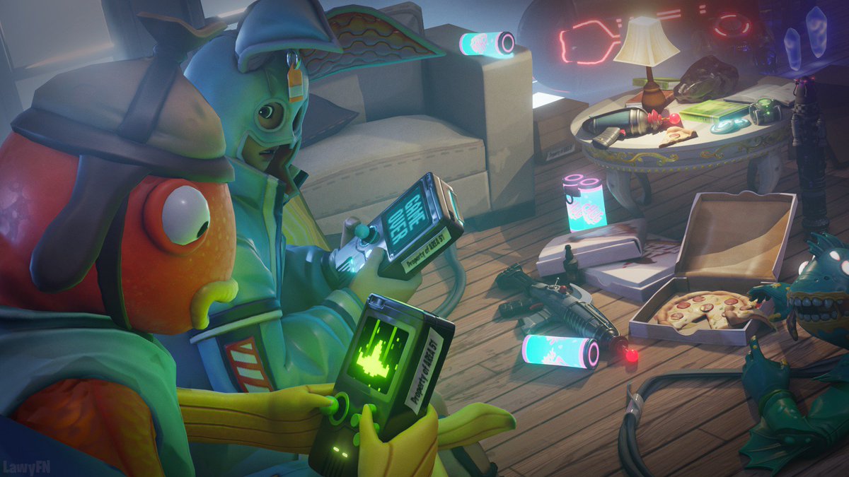 Lawy3D's tweet photo. After the Raid 👽🍕

Wanted to use The Traveler but he didnt come out yet and really wanted to post it on the same day as the "Raid" so Im just gonna post it now. Hope you guys enjoy! ♥

@FortniteGame #Fortnite https://t.co/qrHTKxV5T6