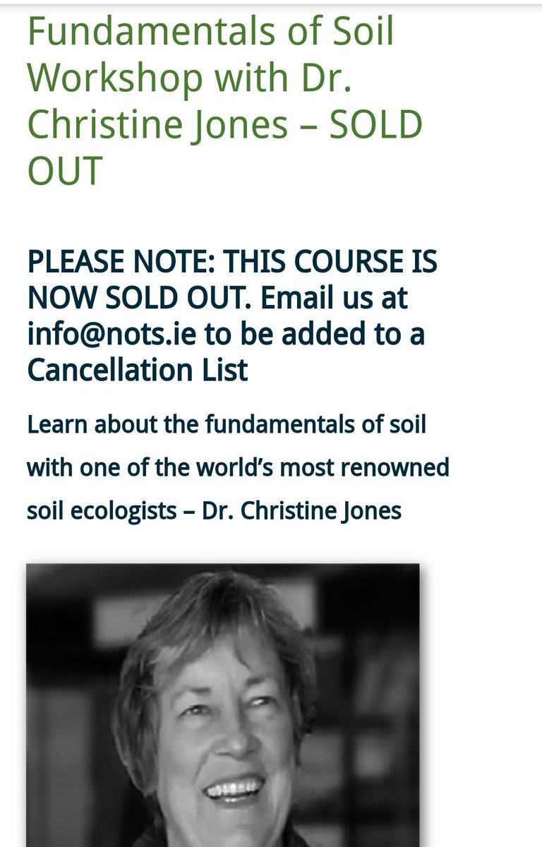 davebeechersoil's tweet image. WELL THAT DIDN'T TAKE LONG! 

Great to see such a huge interest in #BiologicalFarming 

If you missed out on Christine's workshop make sure don't miss out on hearing her and many other great speakers at #BioFarm2019

nots.ie/biofarm2019-sp…