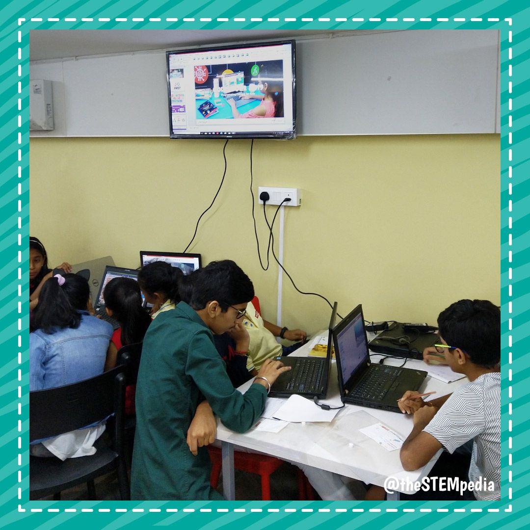 theSTEMpedia's tweet photo. When coding meets fun! Children at Robofun Lab Rajkot got the opportunity to their coding skills by participating in #codeavour2019!
Participate NOW and stand a chance to win exciting prizes worth $2500.
Register NOW:
https://t.co/xC8rje9iKu
#codeavour #PictoBlox #theSTEMpedia https://t.co/Cl563YRq7D
