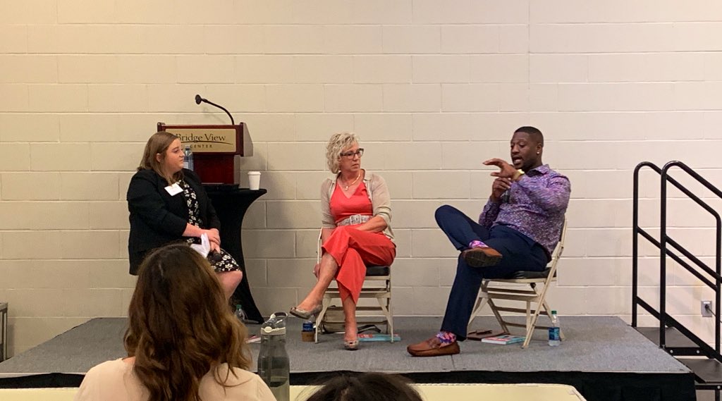 YP Iowa (@ypiowa) on Twitter photo Another breakout session with a rockstar lineup: <a href="/jessiemcruise/">Jessie Cruise</a>, <a href="/bontram/">Mary Bontrager</a> and <a href="/JamarcoClark/">Dr. J</a> sharing their #WhyIowa stories. #YPIowaConference Another breakout session with a rockstar lineup: <a href="/jessiemcruise/">Jessie Cruise</a>, <a href="/bontram/">Mary Bontrager</a> and <a href="/JamarcoClark/">Dr. J</a> sharing their #WhyIowa stories. #YPIowaConference