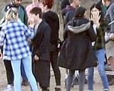 eternalsupdates's tweet photo. Gemma Chan and Barry Keoghan pictured on set of Marvel’s Eternals. https://t.co/Qe66d1BLrk