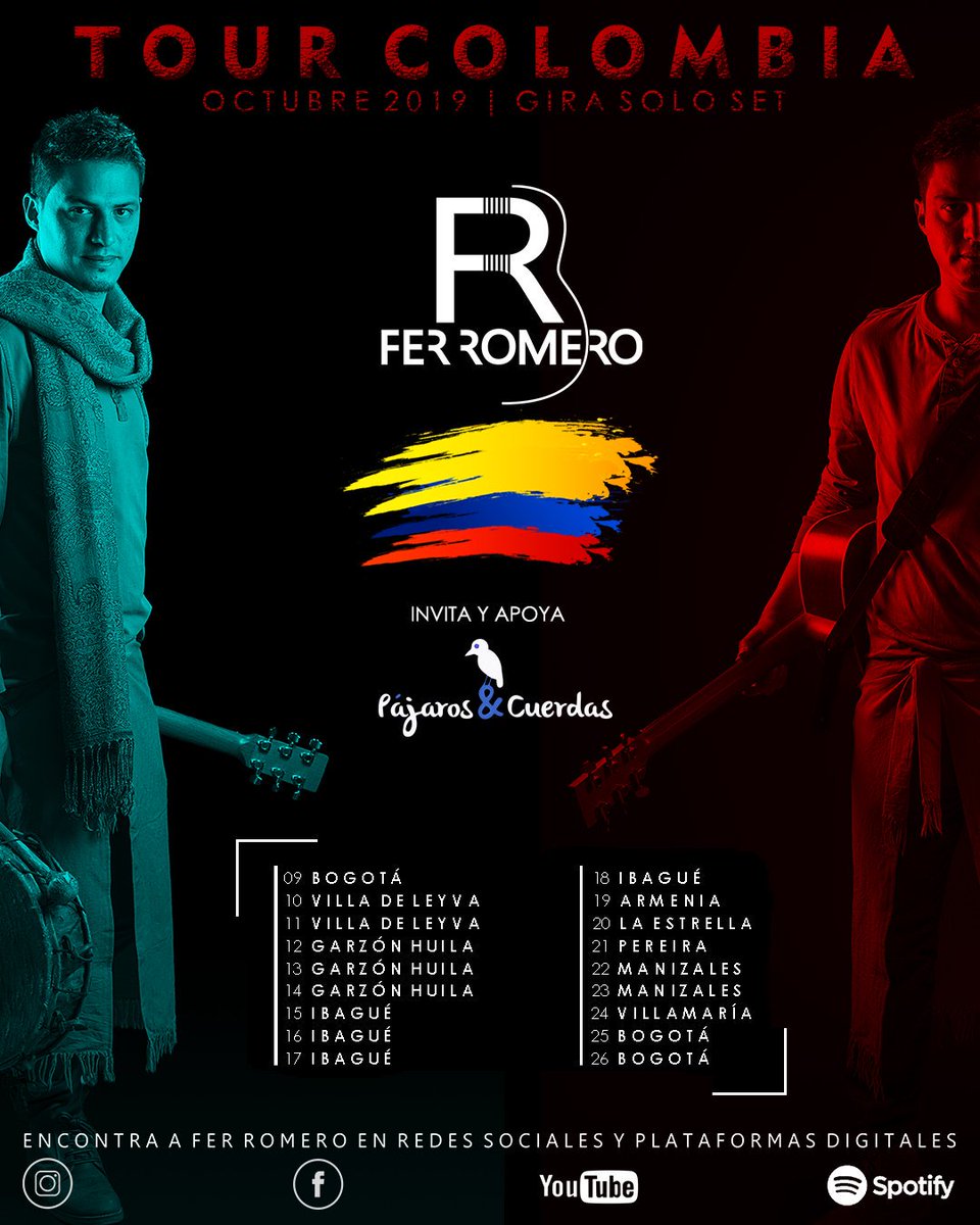 ferromeromusico's tweet photo. #Ferromero #GIRASETSOLO #Compositer #Cancióndeautor #musicaindependiente #musicaargentina #cancionlatinoamericana #folkloreargentino #Colombia2019 https://t.co/iq3fAryD05