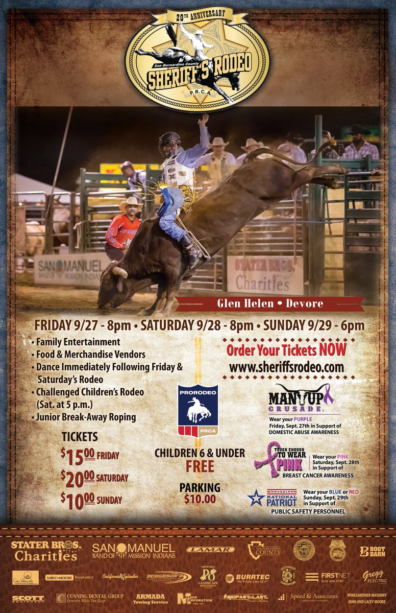 Sheriff S Rodeo On Twitter Exactly One Week Away From The 20th