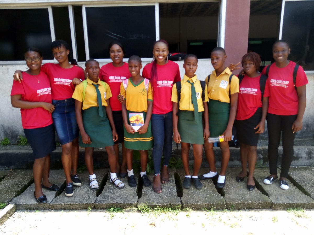 visionaliveng's tweet photo. Towards the end of the Girls Code Camp, Vision Alive Youth Development Center, organized a Give-Back Project to teach Emerald Academy students on technology with a donation of free exercise books.
#girlscodecamp #visionalivefoundation #givebackproject #techyfemales https://t.co/VnrkI74h6w