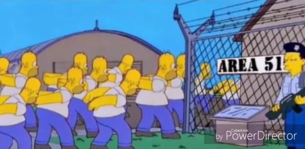 Los Simpson predijeron el asalto al Área 51 #Area51storm