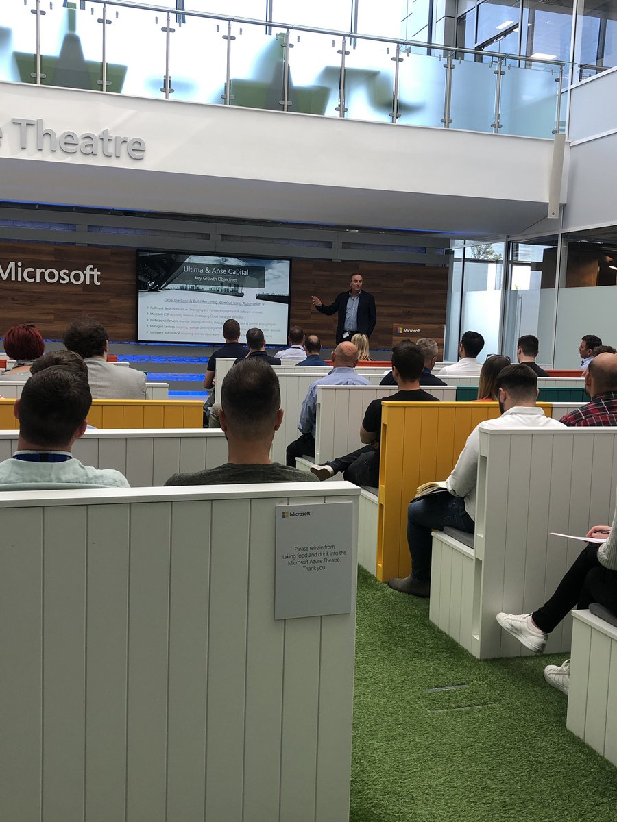 UltimaBusiness's tweet photo. Exciting times ahead for Ultima. @sdodds1 kicks off the launch of our Managed Services at @MicrosoftUK in Reading #partners #mslaunch https://t.co/4Eq0VPxwH4