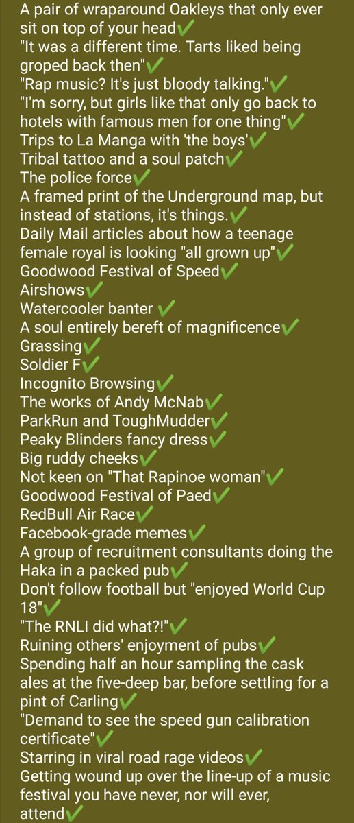 Danny_McMoomins's tweet photo. Well, the #RugbyWorldCup starts today, and your local pub will be full of obnoxious new patrons whose sole aim is to ruin your day. So if you can't beat 'em, join 'em! Blend in perfectly with my trusted #checklist https://t.co/EfsruGYmC0