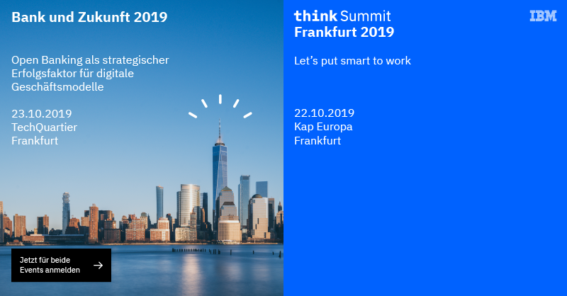 MMIonescu's tweet photo. #OpenBanking als strategischer Erfolgsfaktor für digitale Geschäftsmodelle. Besuchen Sie uns auf der #IBMBankUndZukunft Frankfurt TechQuartier, 23.10.2019. https://t.co/oDMqyxRnRR https://t.co/RyJad4elbX