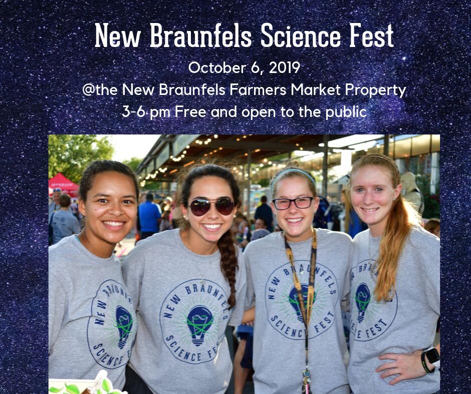 NBScienceEd's tweet image. New Braunfels Science Fest October 6, 2019! Hope to see you there #ignitethespark #STEM #STEAM #Texas #Rotary #science