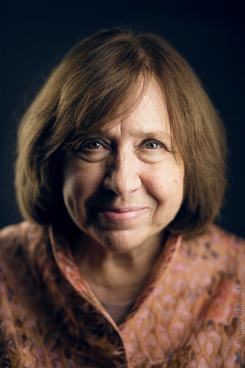 NobelPrize's tweet photo. "I am always looking for words of love. Hate will not save us. Only love."

- Svetlana Alexievich speaking during the 2015 Nobel Prize banquet. She was awarded the Literature Prize "for her polyphonic writings, a monument to suffering and courage in our time." https://t.co/FiPkTtg2Pr