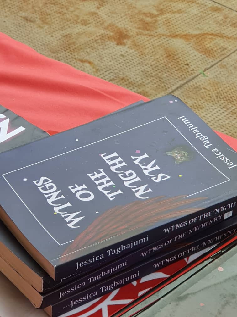 omojessikat's tweet photo. Wings of the Night Sky is available @lagoscomiccon today till tomorrow. Stop by and get a copy!!!
#author #wingsofthenightsky #kawebooks #fantasy #fantasycreature #Africanfantasy #write #lovr #magic https://t.co/bd1z3uxChM