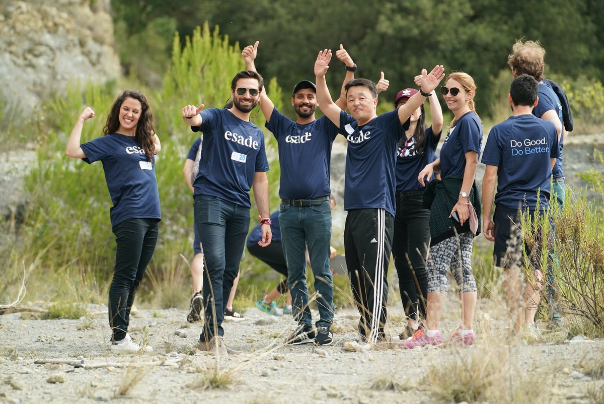 Esade's tweet photo. Take a peek at the amazing time we had last week during #theESADEmba #teambuiling! 🏆 #ESADEwelcome
Would you like to be one of them? 👉 https://t.co/dFDlc82Jd3 https://t.co/YyoTm9mybg