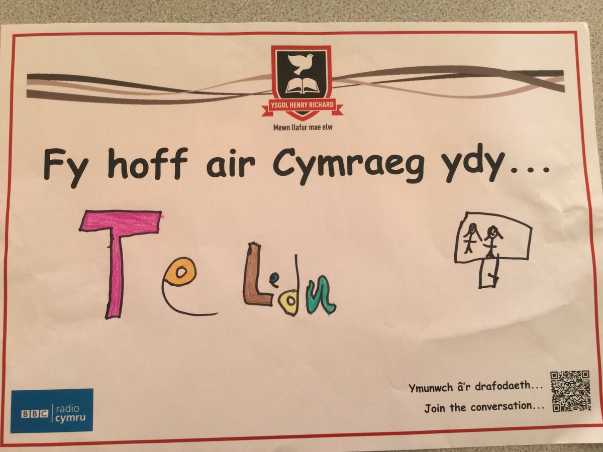 CymraegYHR's tweet photo. Dyma hoff eiriau #Cymraeg bl 8 ail iaith. @YsgolHR #mochyn #teledu #popdyping @BBCRadioCymru @yrawrgymraeg #learnwelsh #dysgucymraeg https://t.co/uslCaVPQLM