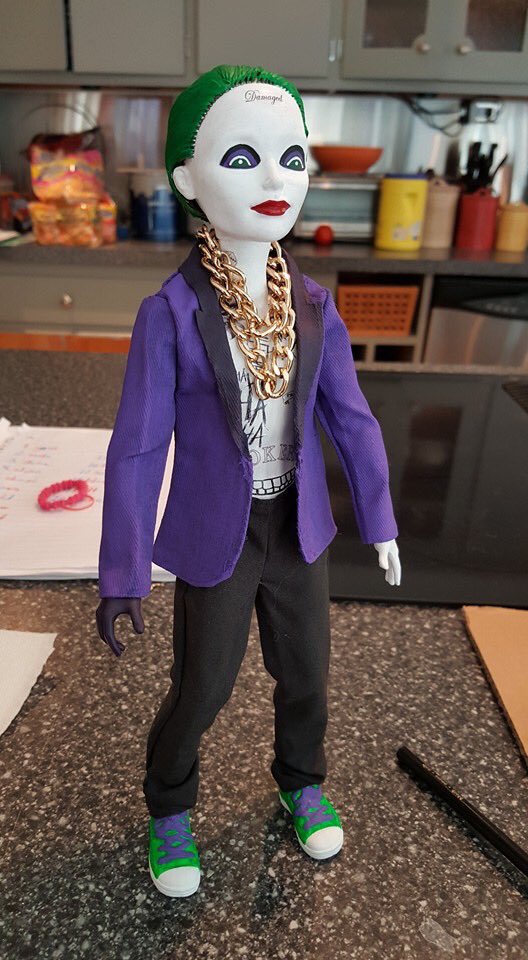 KJCcustoms's tweet photo. FB memory 3 years ago my daughter who is known as The Bean requested her own JOKER๐๐ฑ/ crazy project but her smile said it all . #GOWITHASMILE https://t.co/IUDNJfyiM5