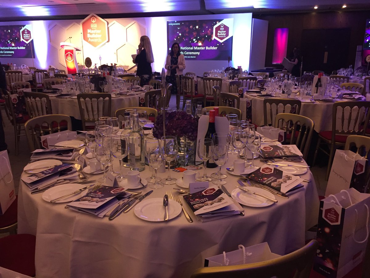 The stage is set for the Master Builder Awards finals. Good luck to ⁦<a href="/HaldaneConst/">Haldane Construction</a>⁩ ⁦<a href="/Thistletrade/">Thistle Trade Group</a>⁩ ⁦<a href="/KWJoiners/">KW Joiners LTD</a>⁩ &amp; all of our #Scotland winners from #Shetland #Highland #Angus #Moray #Glasgow and #Aberdeen #MBAwards #buildbetter
