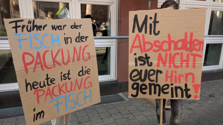 #AlleFuersKlima #FridaysForFuture #Karlsruhe - Hirn einschalten und heute für morgen handeln