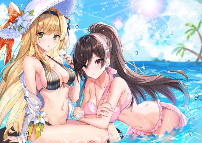 #重装战姬 #水着 