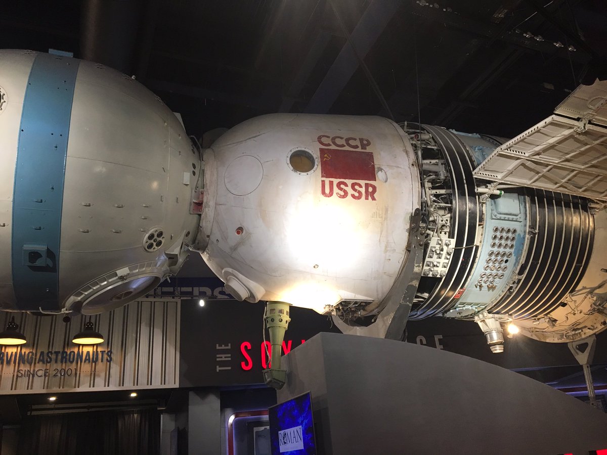 Having a beaming time here at <a href="/spacecentre/">National Space Centre</a> with <a href="/ipg_the/">The IPG</a>. It's not everyday you have spacecraft above your stand.