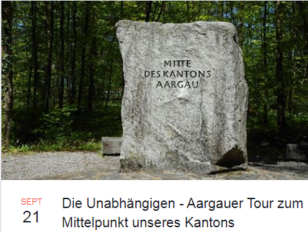 Wir gehen on tour, morgen Samstag durch den Aargau. Kommt und trefft uns an einem unseren Zwischenstopps. Endziel: Mitte unseres schönes Kantons. -> Facebook Event Link: facebook.com/events/2385048… #WahlCH19 #Aargau #unabhaengig #wandern