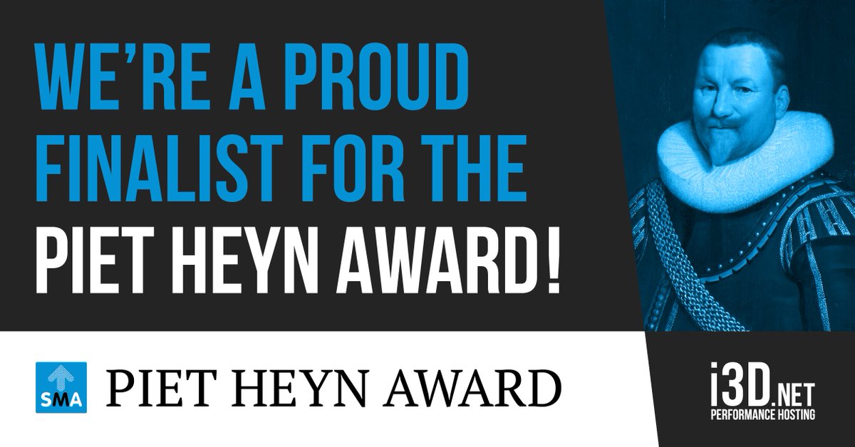 i3D_net's tweet photo. https://t.co/IKSqyprZJj is proud to be a finalist for the SMA Piet Heyn Award 2019! Read more -> https://t.co/PZn7yrUOQe

#i3d #i3dnet #SMA #PietHeynAward #salesevent2019 #finalist #performancehosting https://t.co/82nsI8gatN