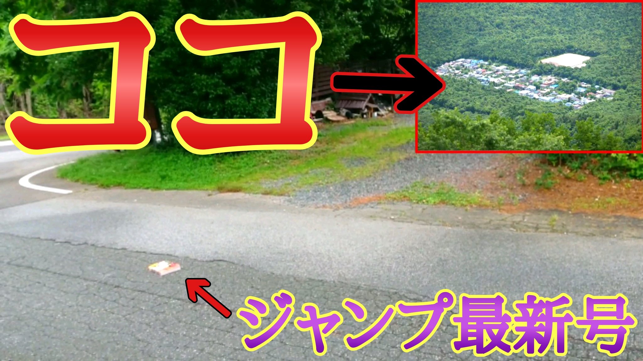 笑旨 Youtube 検証 樹海に囲まれた謎の集落に ジャンプ最新号 を置いたら一瞬で持っていかれる説 上九一色村 田舎 樹海村 自殺スポット 富士の樹海 精進湖民宿村 上九一色村 水曜日のダウンタウン 検証 最新号ジャンプ 心霊スポット