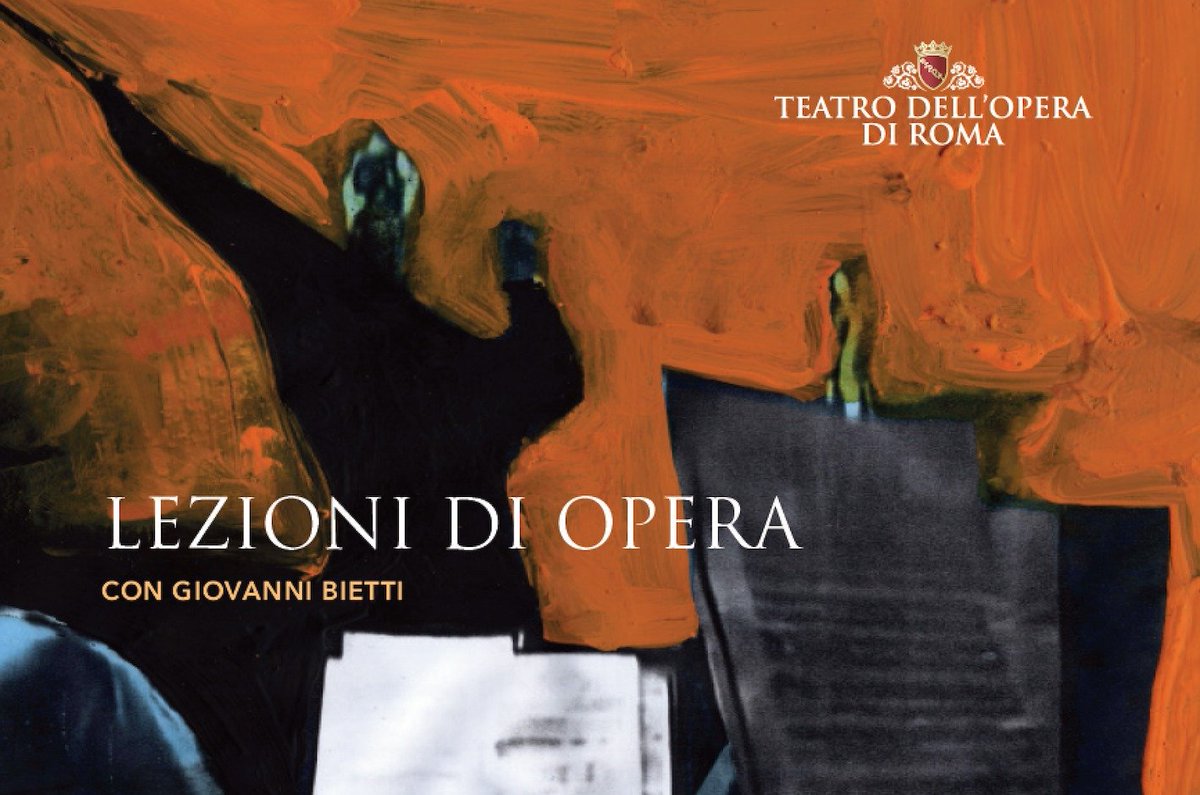 OperaRoma's tweet photo. Lunedì 23 settembre, alle 20, tornano gli appuntamenti con le #LezionidiOpera al Teatro Costanzi.
Il maestro #GiovanniBietti parlerà del #DonGiovanni di #Mozart in attesa della prima del 27 settembre.
#operaroma #TORdongiovanni https://t.co/XV4eo3h2mb