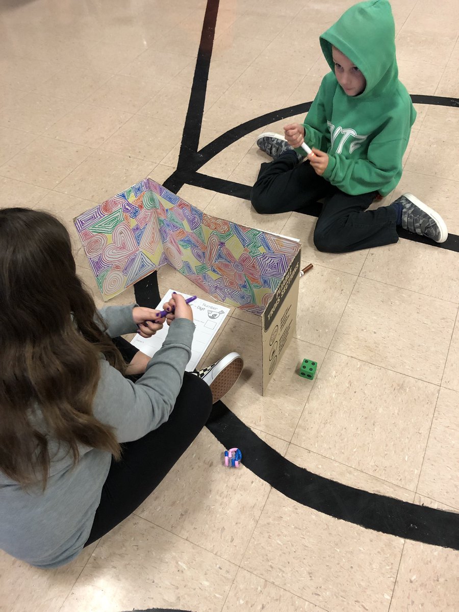 MrsHuskilson's tweet photo. Our #mathematicians learned three new place value games this morning! #mathgamefriday @JenniferStead12 @ssrsbpes https://t.co/eNo6kJe7Ca