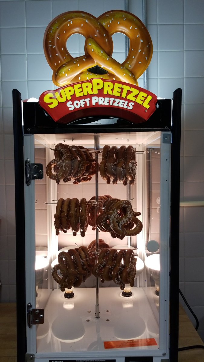It's PRETZEL time... come by during Powerblock and grab a delicious warm pretzel!