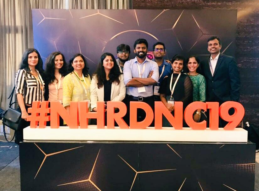 TheSudheev's tweet photo. #NHRDNC19 #Chennai Team #Infosys
2 Days of #Learning #Networking #ReimaginingOrganizations @justnehamehta @iamashiqmiandad @Vaishali_Suri @Padmarajiv #infydiaries @NHRDN @LifeAtInfy https://t.co/m0UgyKQaxk