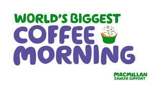 Next Friday we will be supporting the Macmillan World's Biggest Coffee Morning. We would be very grateful for any donations. Students can drop baked goods at Student Support the day before or Friday morning. Shop bought cake/buns/biscuits donations are welcome too! Thank you