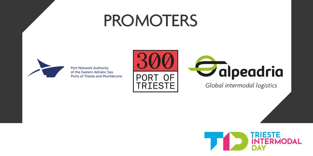 day_tid's tweet photo. Alpeadria and Ports of Trieste and Monfalcone are the promoters of TID, Trieste Intermodal Day. 🚛🚄🛳 
A container and incubator of ideas 💡 open to internationality and the contributions of different worlds and disciplines.
More information: https://t.co/X8mSZeuktJ ⬅

#tid2019 https://t.co/PIXLl2DixG