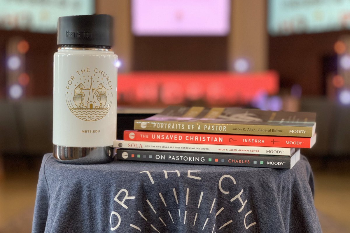 MBTS's tweet photo. GIVEAWAY: The 2019 For The Church National Conference is just around the corner! Let us help get you through the weekend. #FTC19

You can win:
☑️ FTC Klean Kanteen
☑️ FTC T-shirt
☑️ 4 books w/ @MoodyPublishers + @forthechurch imprint 

Follow @MBTS + RT this tweet to win! https://t.co/QZlKR3YFBK