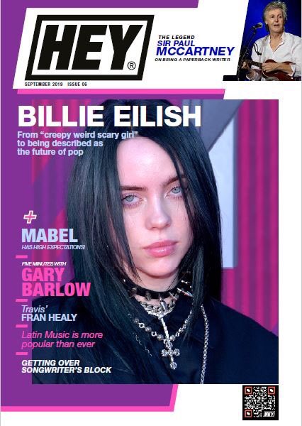 HeyMusicTweets's tweet photo. Hey Mag 6 = out now!

It’s a #songwriter special, topped with Latin spirit

We have chats with @PaulMcCartney @GaryBarlow @billieeilish @Mabel &amp; #Reggaeton artist @JuanDaLotero

Read about the #despacito effect on #LatinMusic

E-zine = https://t.co/WOiIng3SsP

#music #MusicIsLife https://t.co/PjwBB5ucbR