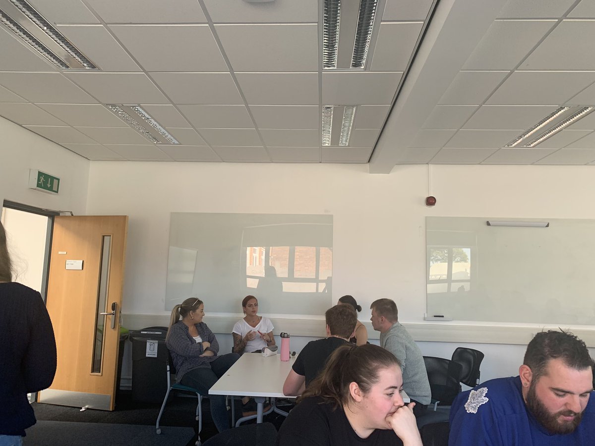 Great to see the year 2 link in with their year 1 BSc Student Paramedics #Buddysystem