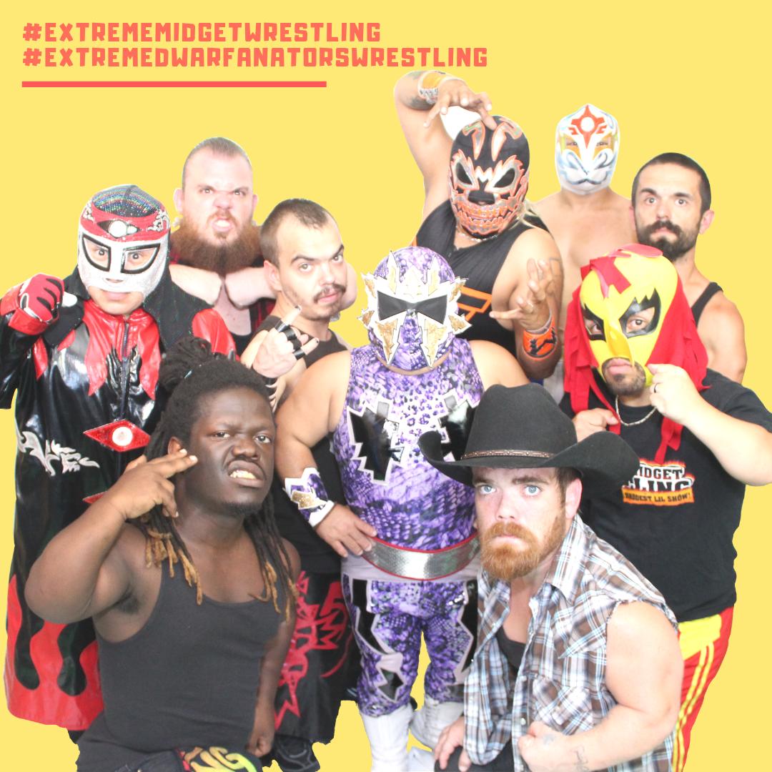 ExtremeMidgets's tweet image. EMW Live in Herndon, VA at Breakers Sky Lounge on Sat Sep 21, 2019 9:00 pm
Tickets: ow.ly/bcCI50vZTpQ

#wrestling #halloffame #midgetwrestling #entertainment #prowrestling #wwewrestlemania #WWE #extrememidgetwrestling