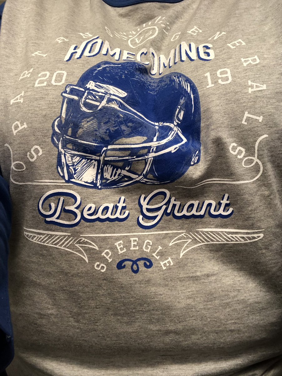 SehsSpartans's tweet photo. Come out and support your Spartans at the Homecoming game tonight at Speegle (7:00). #BeatGrant https://t.co/vzYrDiSh27
